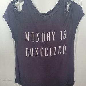"Monday is Cancelled" Graphic Tee